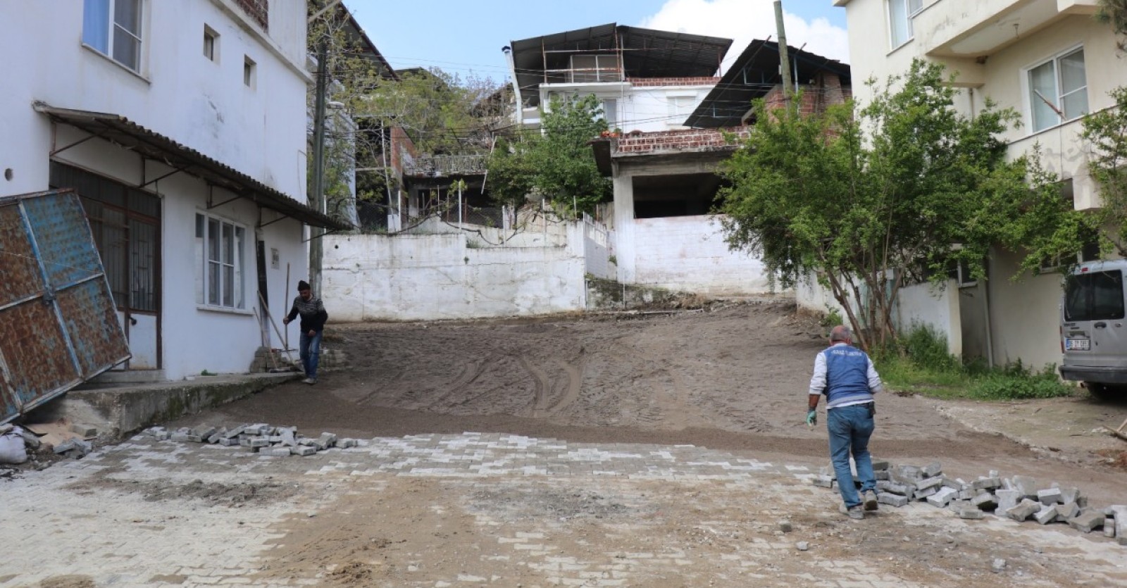 Kilitli Parke Taş Döşeme Çalışmalarımız Hız Kesmeden Devam Ediyor