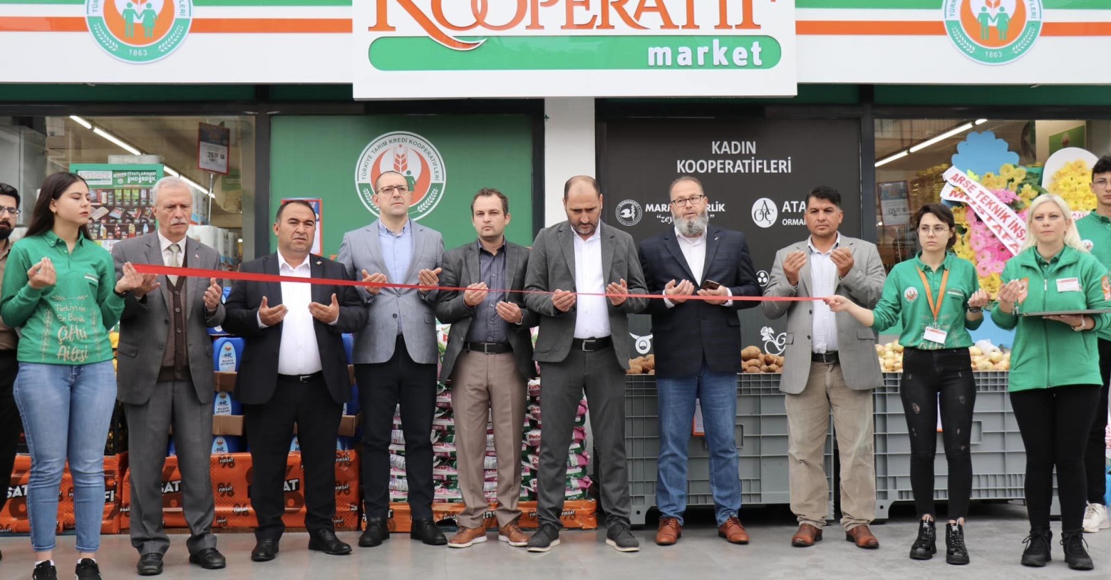 Türkiye Tarım Kredi Kooperatif Marketi Bozdoğan Şubesi Hizmete Açıldı