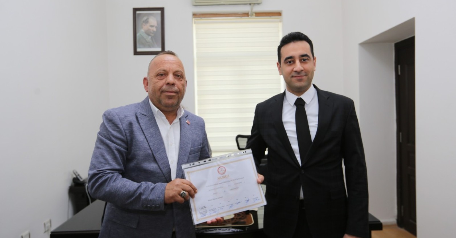 Belediye Başkanımız Sn. Mustafa Galip ÖZEL mazbatasını aldı.