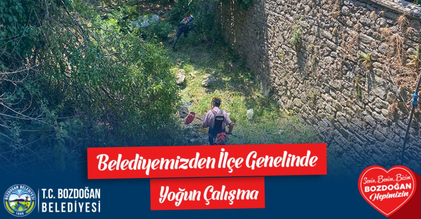 BELEDİYEMİZDEN İLÇE GENELİNDE YOĞUN ÇALIŞMA