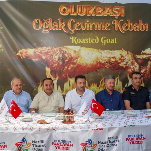 Olukbaşı Mahallesi'nde Oğlak Çevirme Kebabının Coğrafi İşaret Alma Etkinliği Düzenlendi