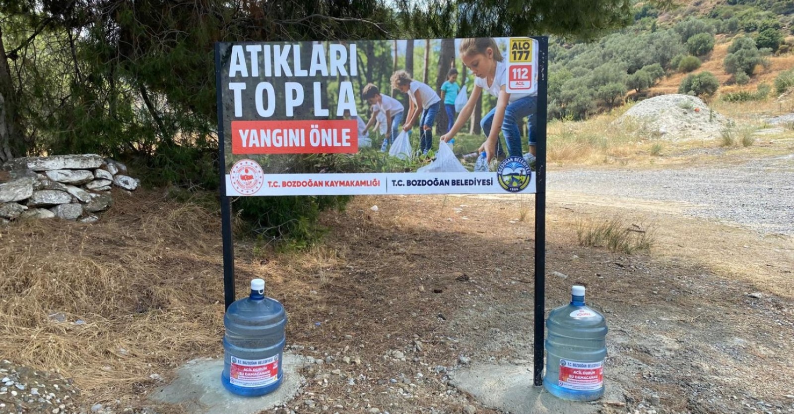 Bozdoğan Belediyesi’nden Yangınlara Karşı Damacanalı Önlem