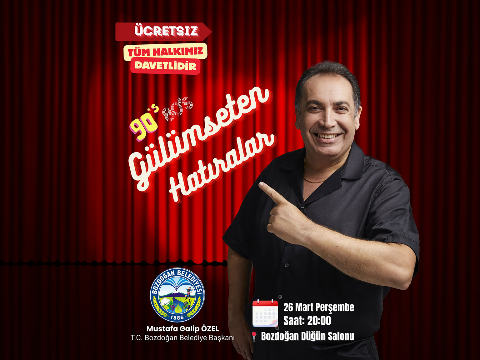 Faruk Sofuoğlu ile “80’ler 90’lar” Gösterisi Bozdoğan’da Sahnelenecek